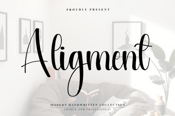 Aligment: A Font with Autumn's Rhythm