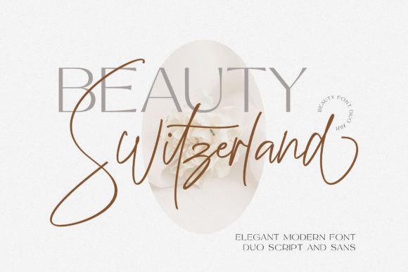 Beauty Switzerland: A Script Font for Elegant Design Projects