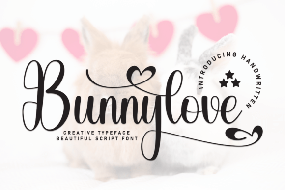 Bunnylove: The Handwritten Script Font for Joyful Creations