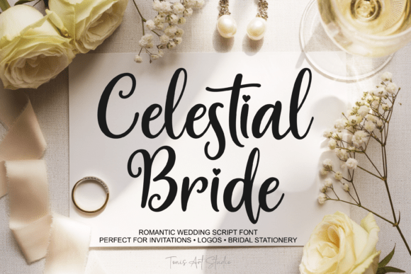 Celestial Bride: The Script Font for Timeless Romance