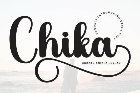Chika: A Modern Script Font for Elegant Branding