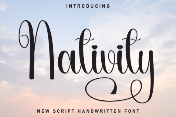 Exploring Nativity: A Script Font for Heartfelt Design