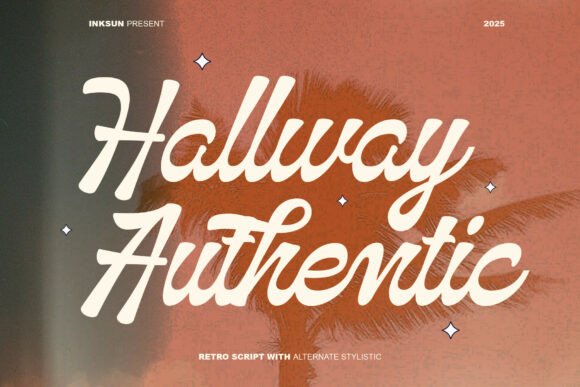 Hallway Authentic: A Retro Script for Modern Branding