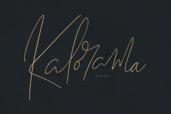 Kalorama: The Quiet Luxury of Modern Handwritten Fonts