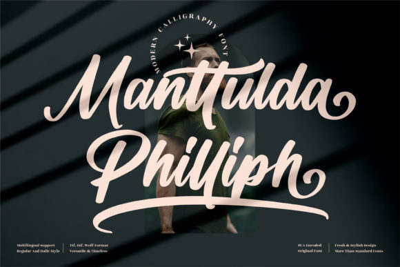 Manttulda Philliph: A Script Font for Elegant Branding