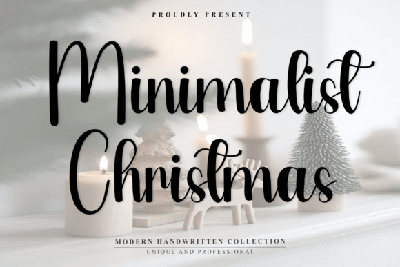 Minimalist Christmas: The Modern Handwritten Script Font