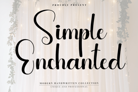 Simple Enchanted: A Rhythmic Script for Autumnal Branding