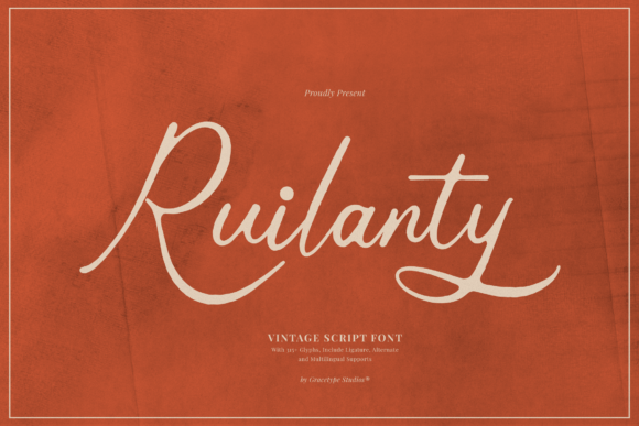 Transport Your Designs to a Golden Era with Ruilanty