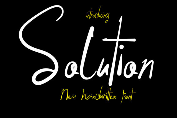 Why Solution Font Brings Authentic Handwritten Charm to Your Projects