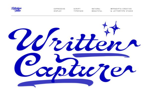 Written Capture: The Expressive Display Script for Modern Brands