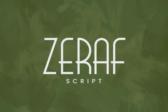 Zeraf: The Typeface for Modern Luxury and Editorial Impact